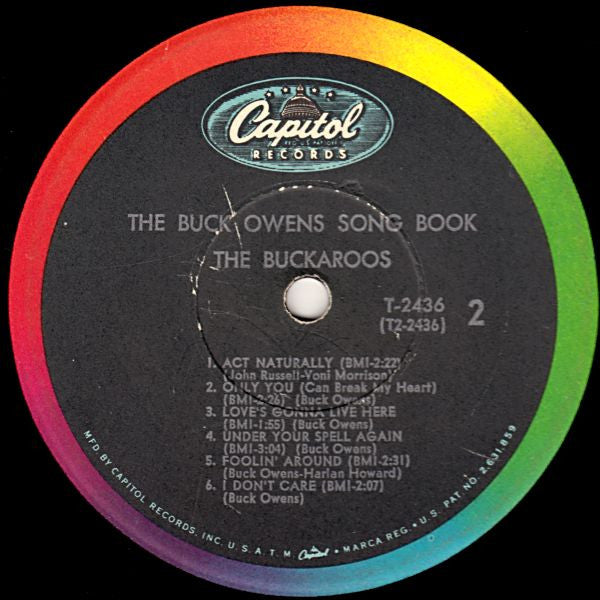 The Buckaroos : The Buck Owens Song Book (LP, Album, Mono, Scr)