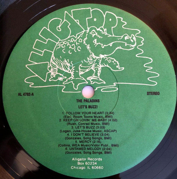The Paladins : Let's Buzz! (LP, Album)