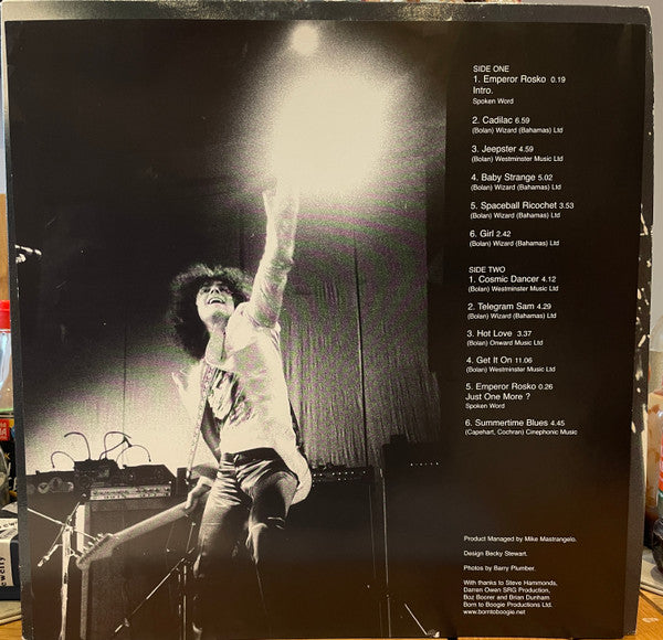 T. Rex : Live At Wembley 1972 (LP, Album, Ltd)