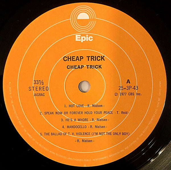 Cheap Trick : Cheap Trick (LP, Album, RE)