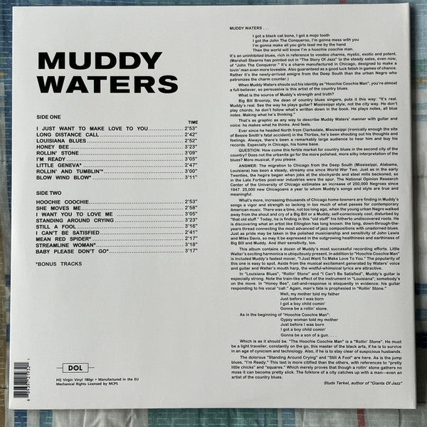Muddy Waters : The Best Of Muddy Waters (LP, Comp, Dlx, RE, 180)