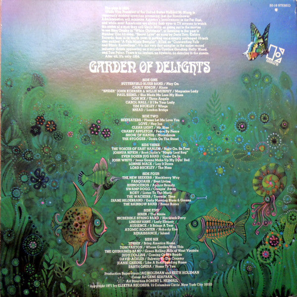 Various : Garden Of Delights (3xLP, Comp, Smplr, Pit)