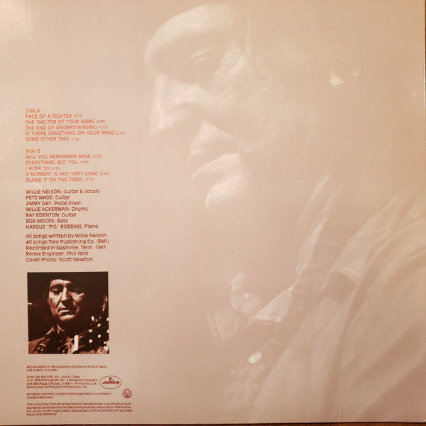 Willie Nelson : Face Of A Fighter (LP, Album, Ter)