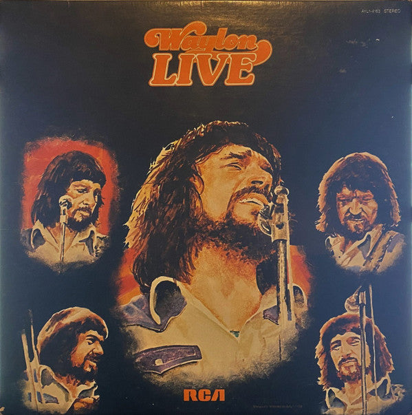 Waylon Jennings : Live (LP, Album, RE, Ind)