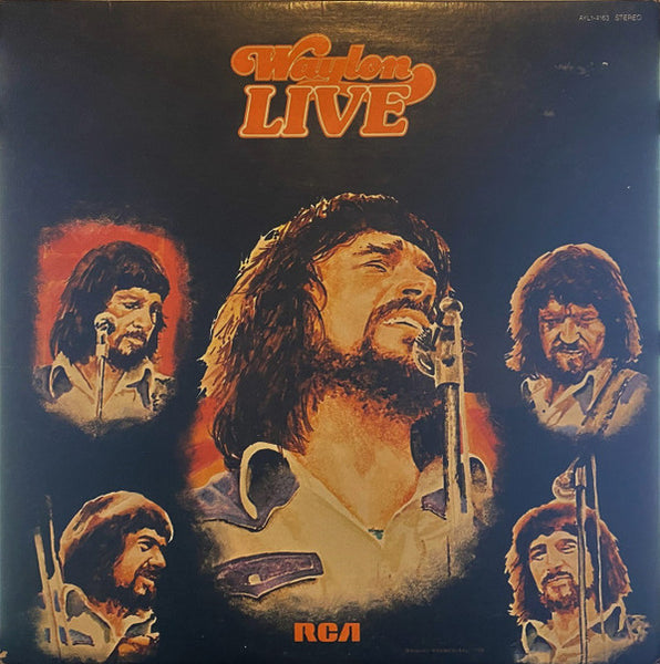 Waylon Jennings : Live (LP, Album, RE, Ind)