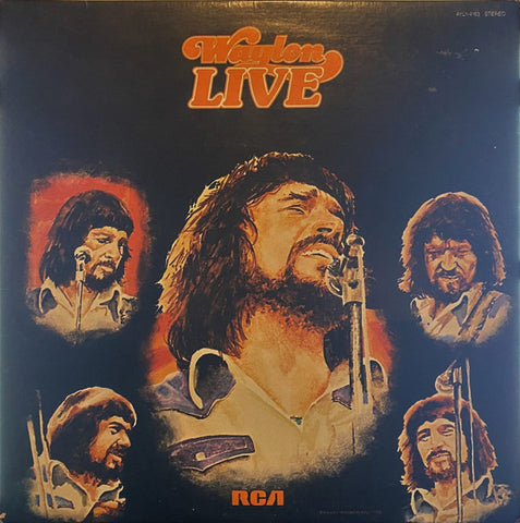 Waylon Jennings : Live (LP, Album, RE, Ind)