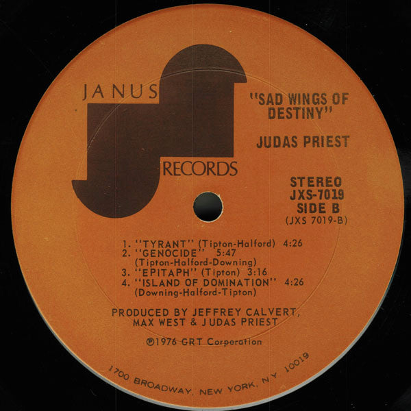 Judas Priest : Sad Wings Of Destiny (LP, Album, Ter)