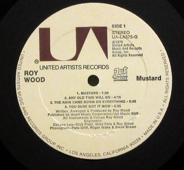 Roy Wood : Mustard (LP, Album, All)