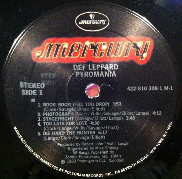 Def Leppard : Pyromania (LP, Album, PRC)