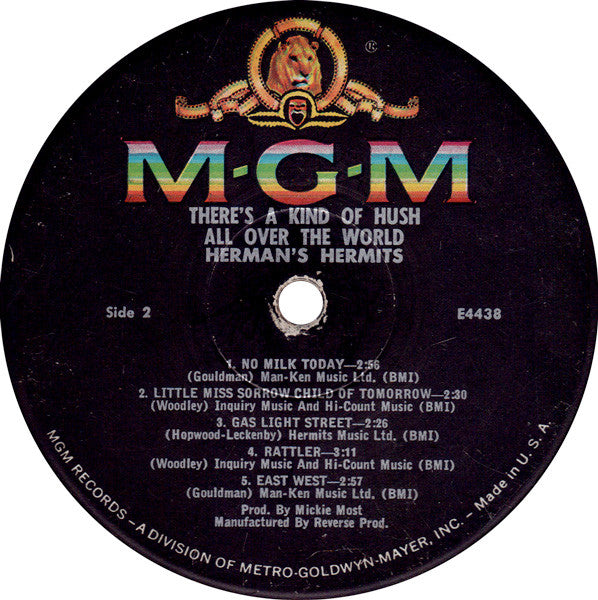 Herman's Hermits : There's A Kind Of Hush All Over The World (LP, Album, Mono, MGM)