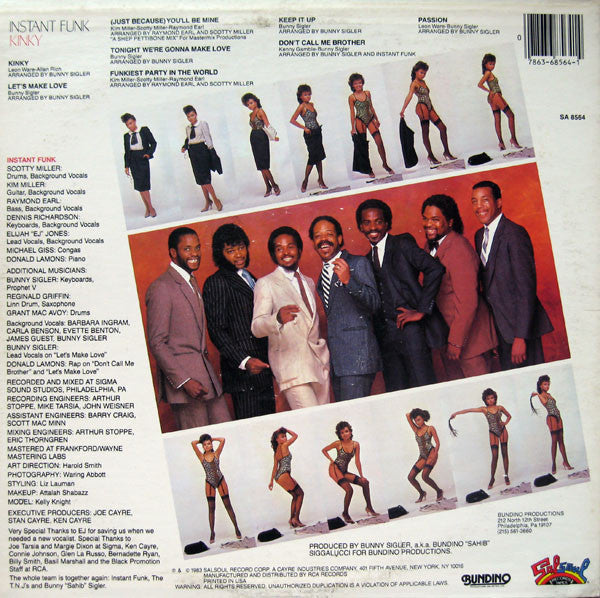 Instant Funk : Kinky (LP, Album)