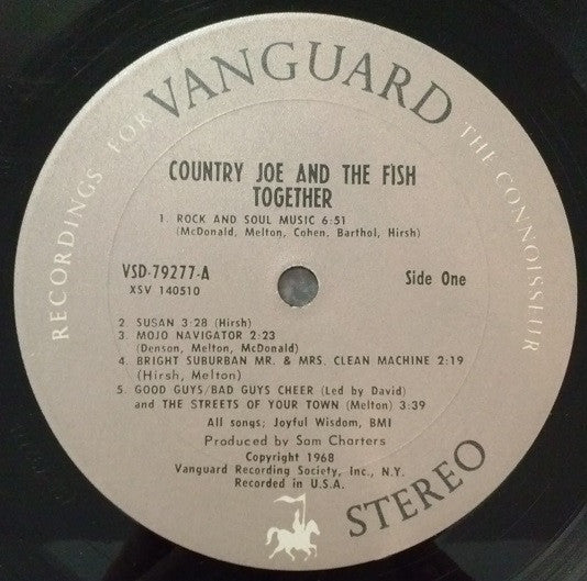 Country Joe And The Fish : Together (LP, Album, Uni)