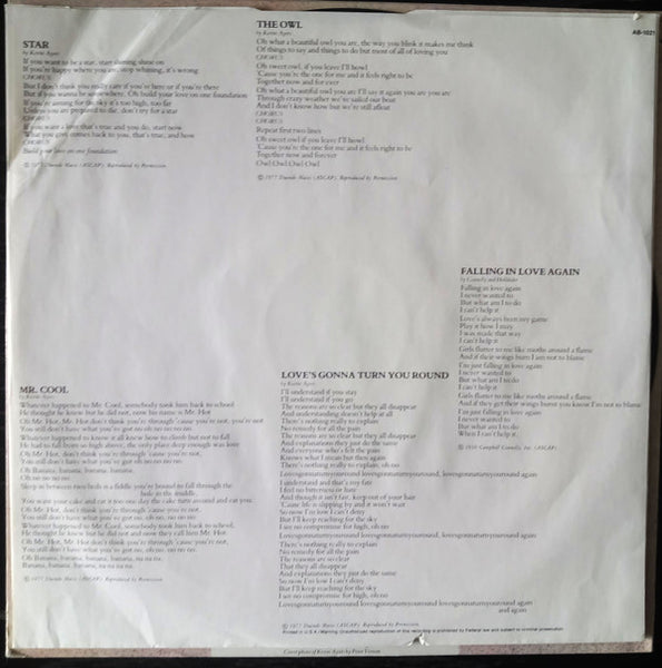 Kevin Ayers : Yes We Have No Mañanas, So Get Your Mañanas Today (LP, Album)