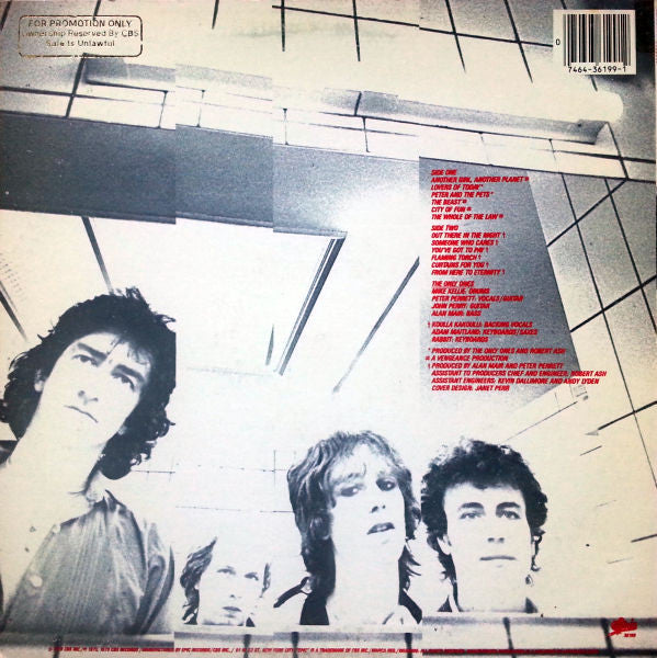 The Only Ones : Special View (LP, Comp, Promo)