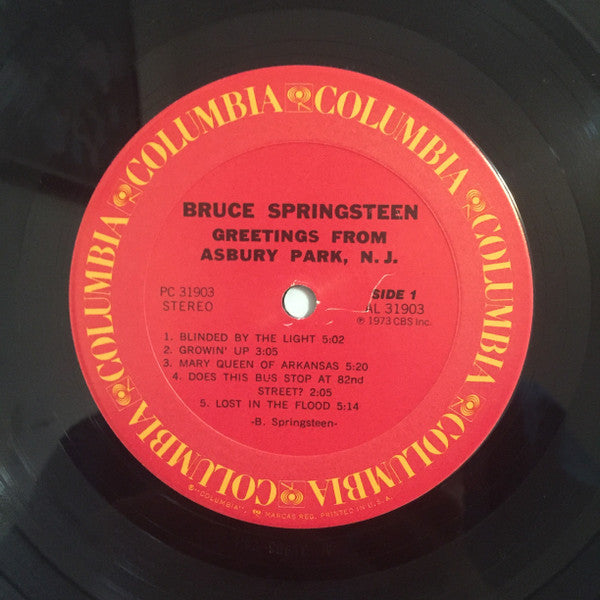 Bruce Springsteen : Greetings From Asbury Park, N.J. (LP, Album, RE, Gat)