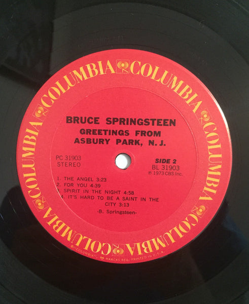 Bruce Springsteen : Greetings From Asbury Park, N.J. (LP, Album, RE, Gat)