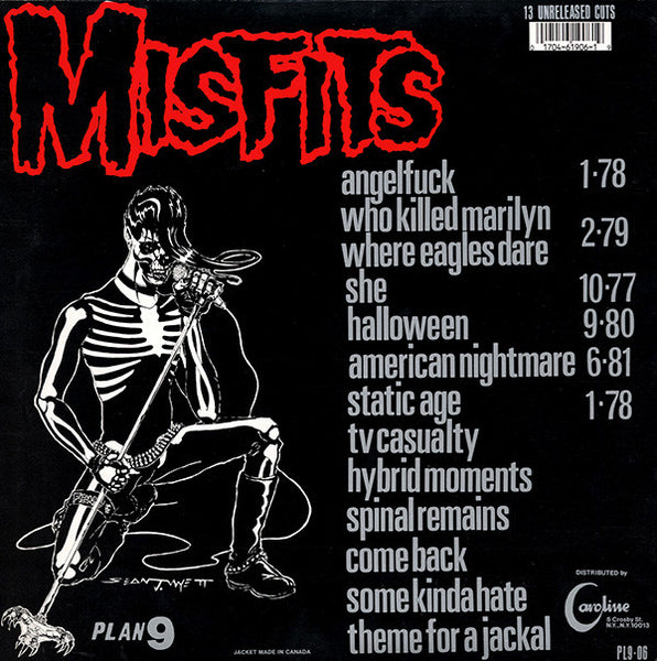 Misfits : Legacy Of Brutality (LP, Album, RE, RP)