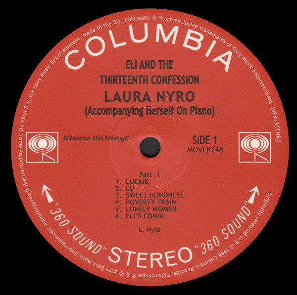 Laura Nyro : Eli And The Thirteenth Confession (LP, Album, RE, 180)