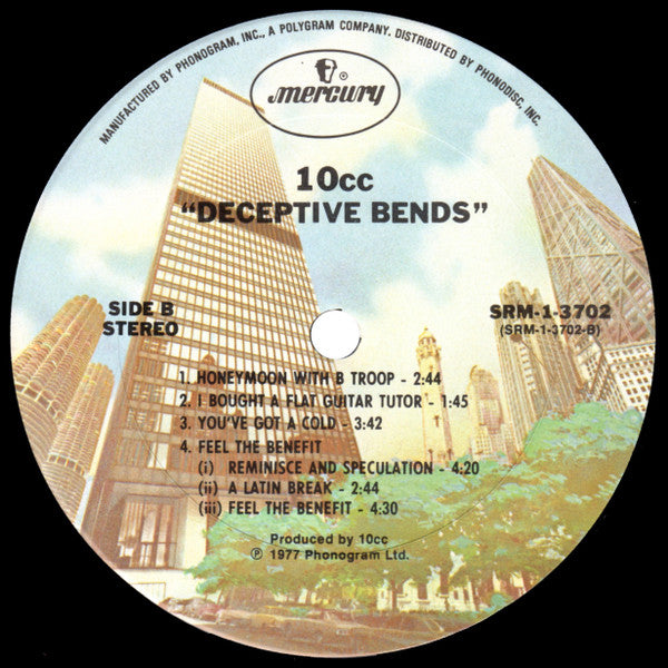 10cc : Deceptive Bends (LP, Album, Ter)