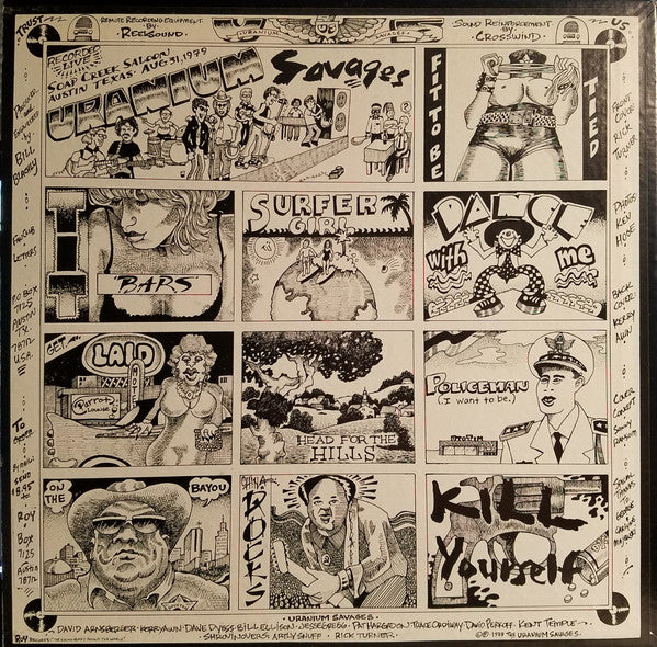 Uranium Savages : Trust Us (LP, Album, Blu)
