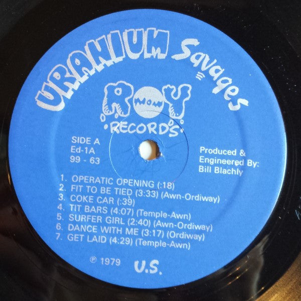 Uranium Savages : Trust Us (LP, Album, Blu)