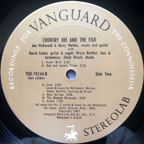 Country Joe & The Fish* : Electric Music For The Mind And Body (LP, Album, Pit)
