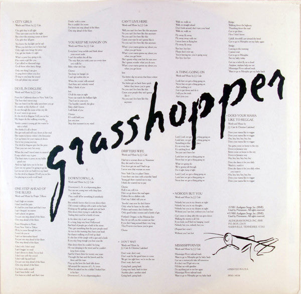 J.J. Cale : Grasshopper (LP, Album, 53 )