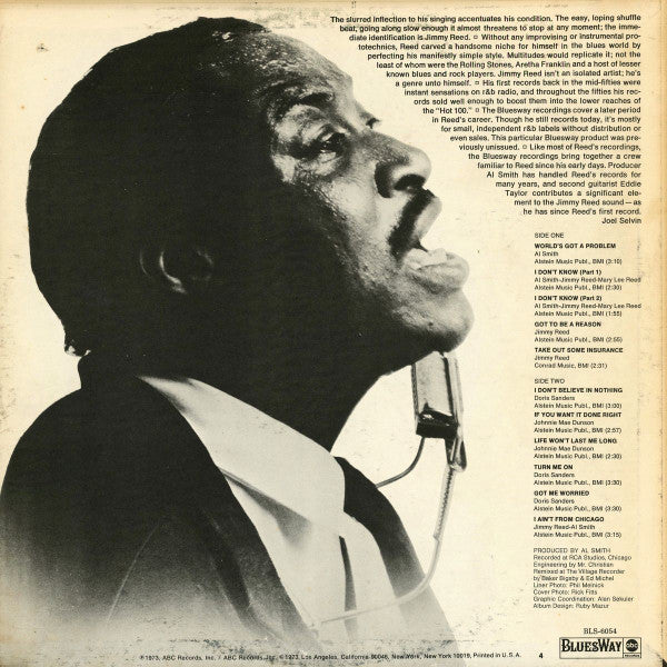 Jimmy Reed : I Ain't From Chicago (LP, Album, Quad)