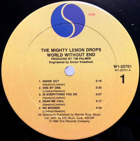 The Mighty Lemon Drops : World Without End (LP, Album, Club)