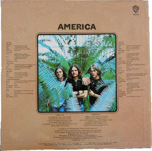 America (2) : America (LP, Album, RE)