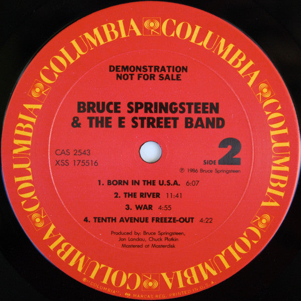 Bruce Springsteen & The E Street Band* : Live/1975-85 (LP, Comp, Promo)