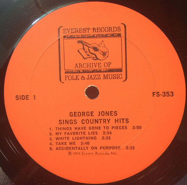 George Jones (2) : Sings Country Hits (LP, Comp)