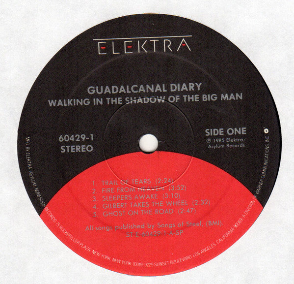 Guadalcanal Diary : Walking In The Shadow Of The Big Man (LP, Album, RE, RM)