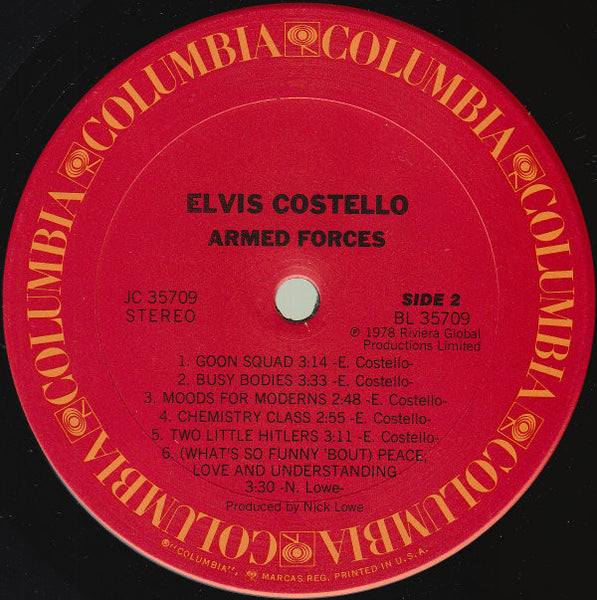Elvis Costello And The Attractions* : Armed Forces (LP, Album, San + 7", EP, Ltd, San)
