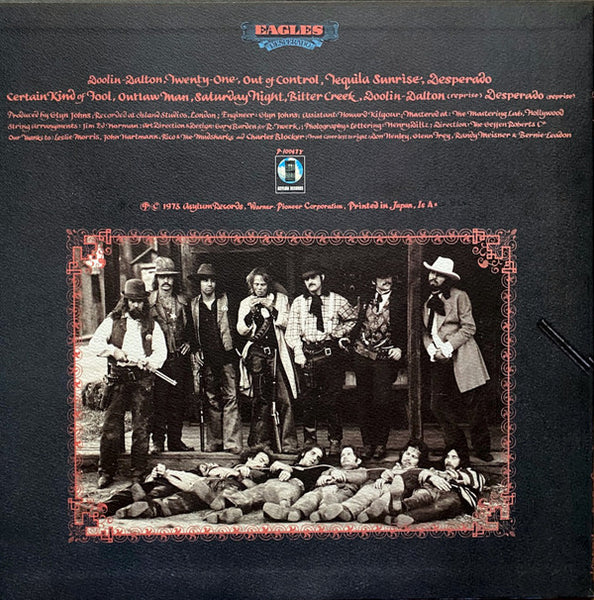 Eagles : Desperado (LP, Album, RE, Tex)