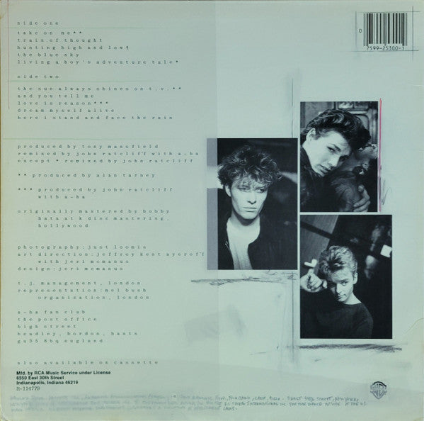 a-ha : Hunting High And Low (LP, Album, Club, Spe)