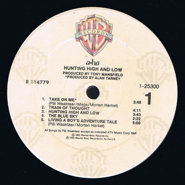 a-ha : Hunting High And Low (LP, Album, Club, Spe)