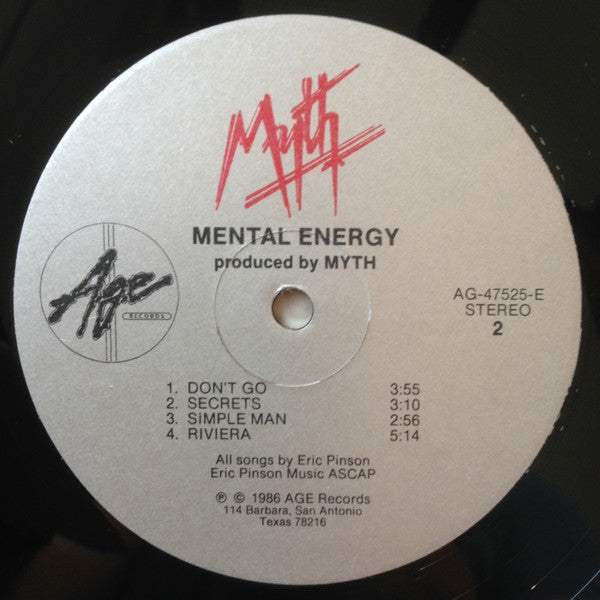 Myth (18) : Mental Energy (LP)