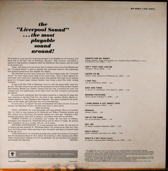 The Searchers : Hear! Hear! (LP, Album)