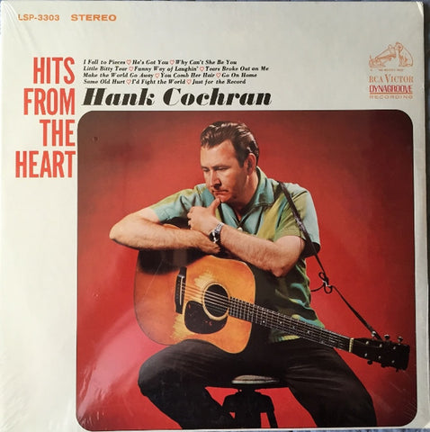 Hank Cochran : Hits From The Heart (LP, Album)