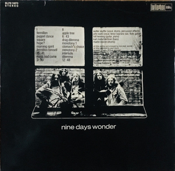 Nine Days Wonder* : Nine Days' Wonder (LP, Album, RP)