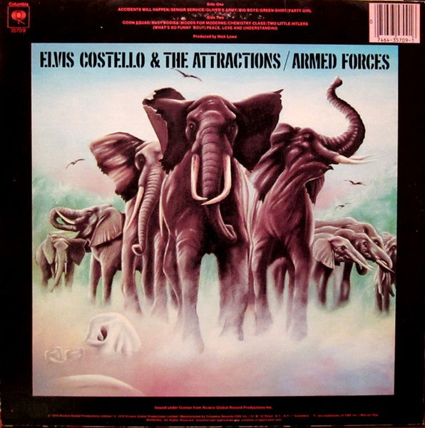Elvis Costello And The Attractions* : Armed Forces (LP, Album, San)