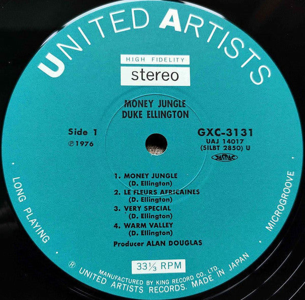 Duke Ellington • Charlie Mingus* • Max Roach : Money Jungle (LP, Album, RE)