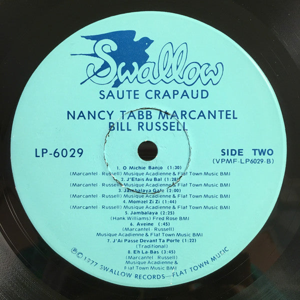 Nancy Tabb Marcantel, Bill Russell (9) : Saute Crapaud (LP)