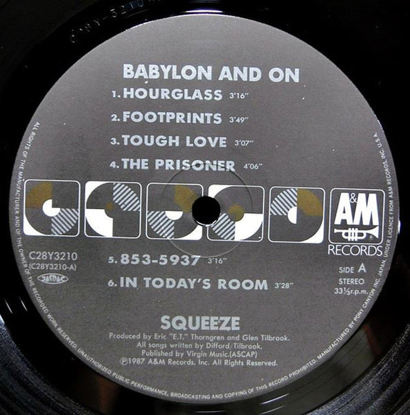 Squeeze (2) : Babylon And On (LP, Album)