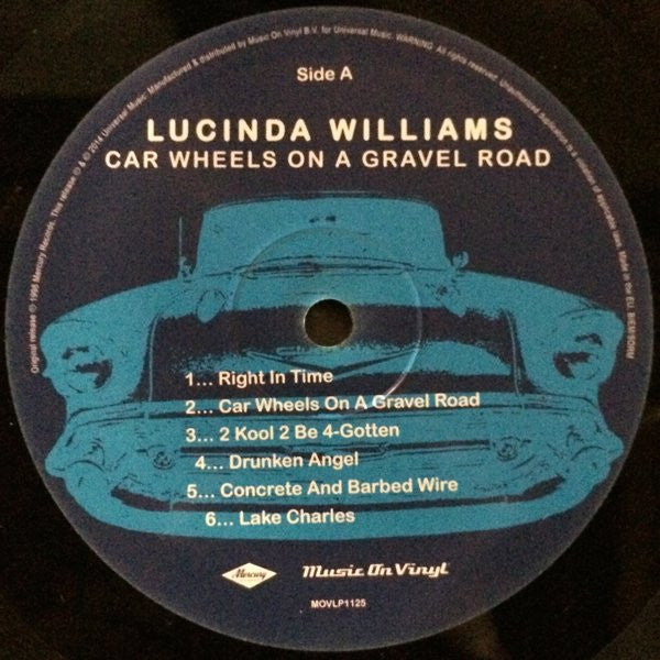 Lucinda Williams : Car Wheels On A Gravel Road (LP, Album, RE, 180)