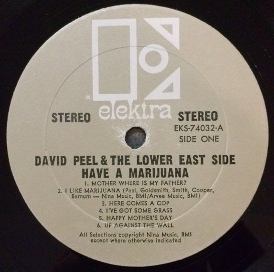 David Peel & The Lower East Side : Have A Marijuana (LP, Album, All)