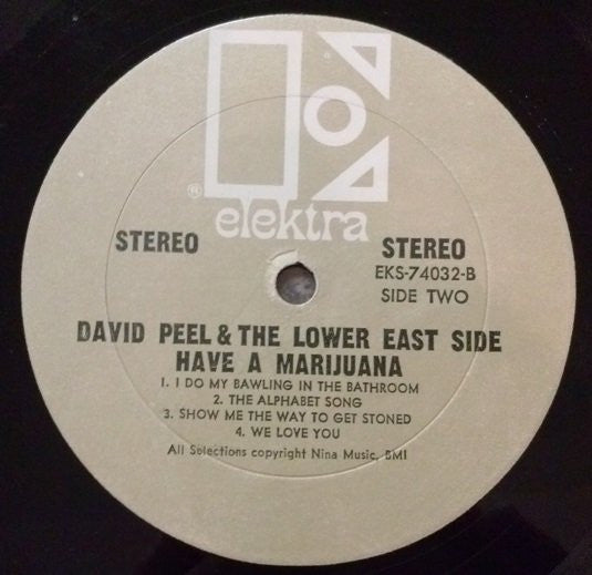 David Peel & The Lower East Side : Have A Marijuana (LP, Album, All)