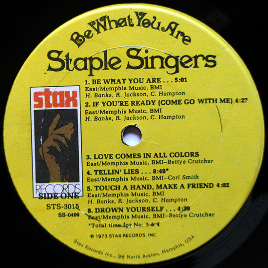 The Staple Singers : Be What You Are (LP, Album, Son)