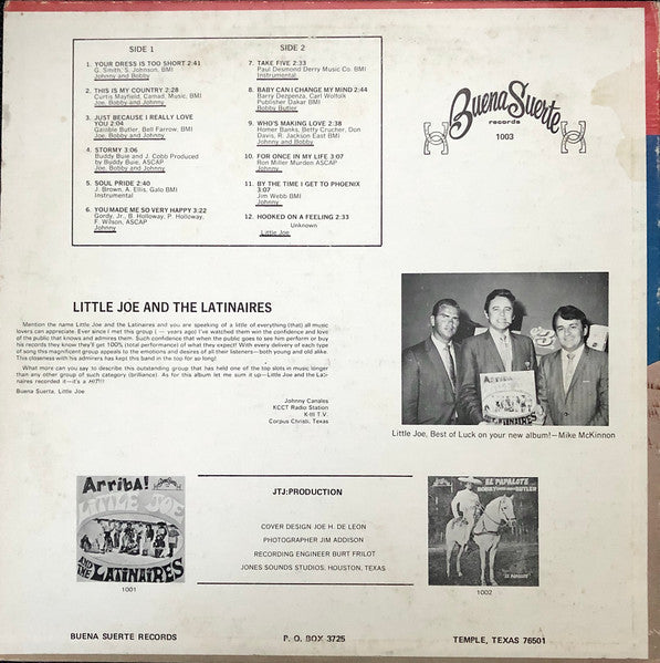 Little Joe And The Latinaires* : Follow The Leader (LP, Album)